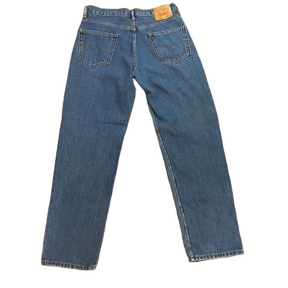 Levi’s 550 Men’s Relaxed Fit Jeans Medium Wash 34x32 - Picture 2 of 4